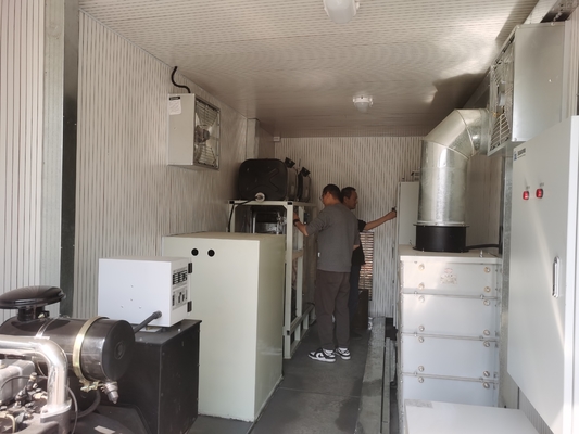 SSCH120-3000/15000 Konteynere monte edilmiş Yeni Enerji Araçları Motoru Test Etmek İçin AC Dinamometre Deneme Stajı