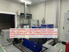 SSCG110-2500/9000 ±0.2%FS 9000RPM Güç Analizörü, Akü Simülatörü ve Soğutucu Donanımlı Motor
