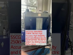 SSCG250-3000/8000 250kW 796 Nm Yüksek Hassasiyetli Yüksek Güvenilirlikli ve Uygun Maliyetli Elektrik Dinamometresi
